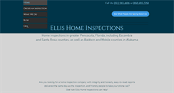 Desktop Screenshot of ellishomeinspections.com